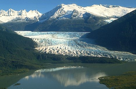 Alaska. Southeast. Juneau. Mendenhall Glacier.