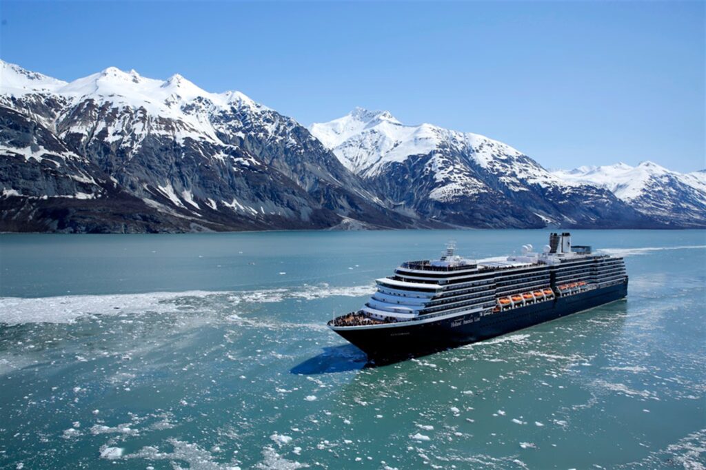 crucero por Alaska con Holland America buque koningsdam