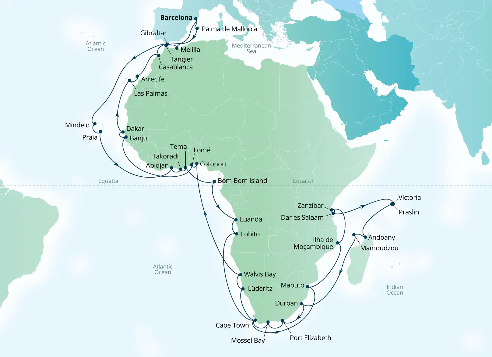 Gran Viaje a África Seabourn