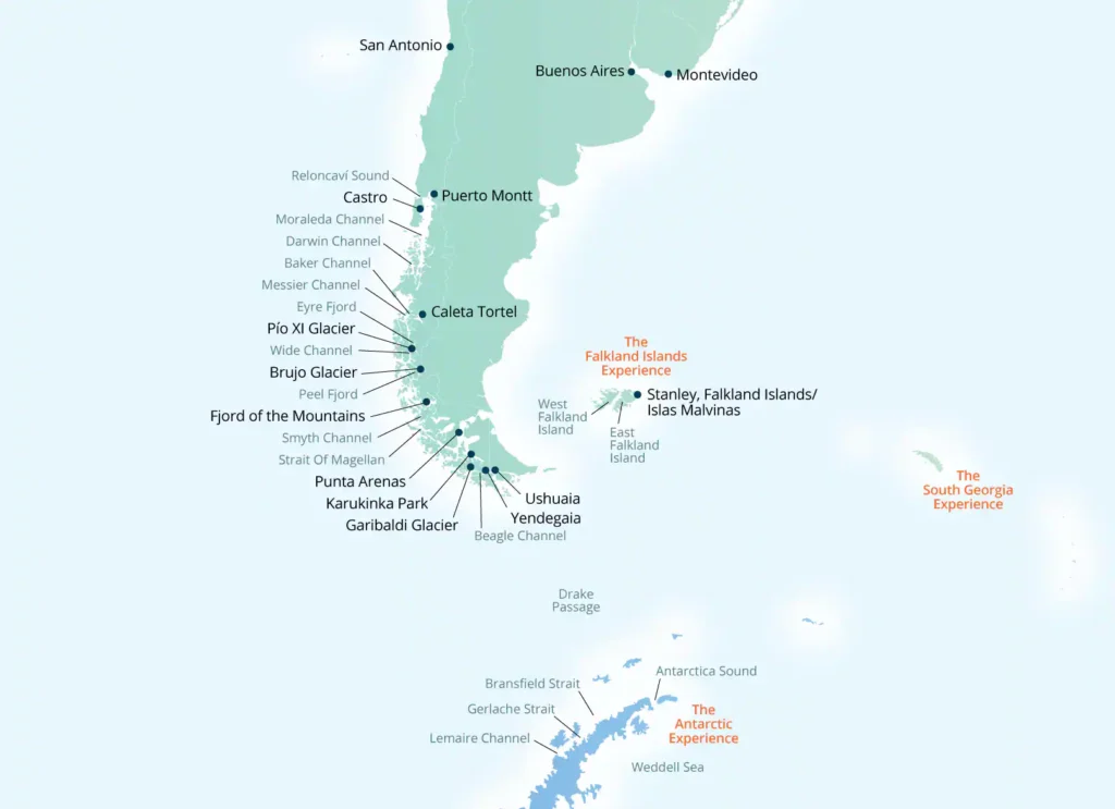 Sudamérica y la Antártida con Seabourn