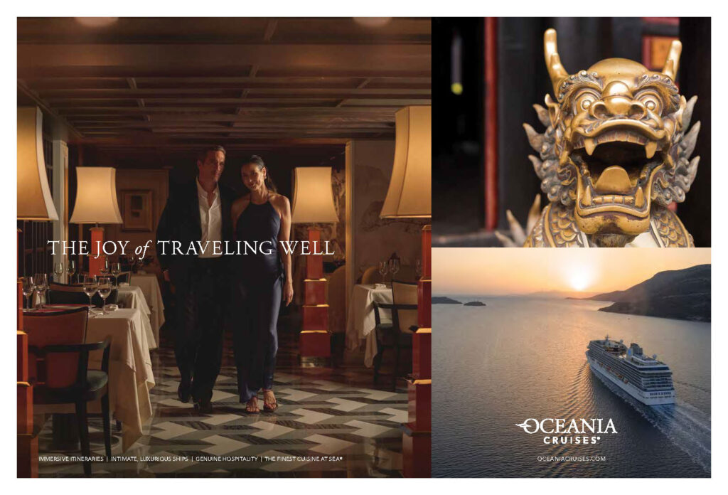 Oceania Cruises presenta “The Joy of Traveling Well”