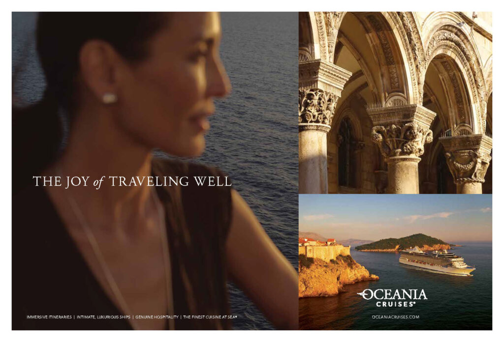 Oceania Cruises presenta “The Joy of Traveling Well”