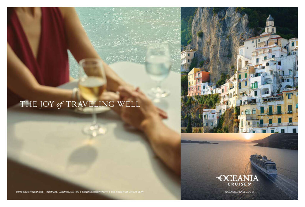 Oceania Cruises presenta “The Joy of Traveling Well”