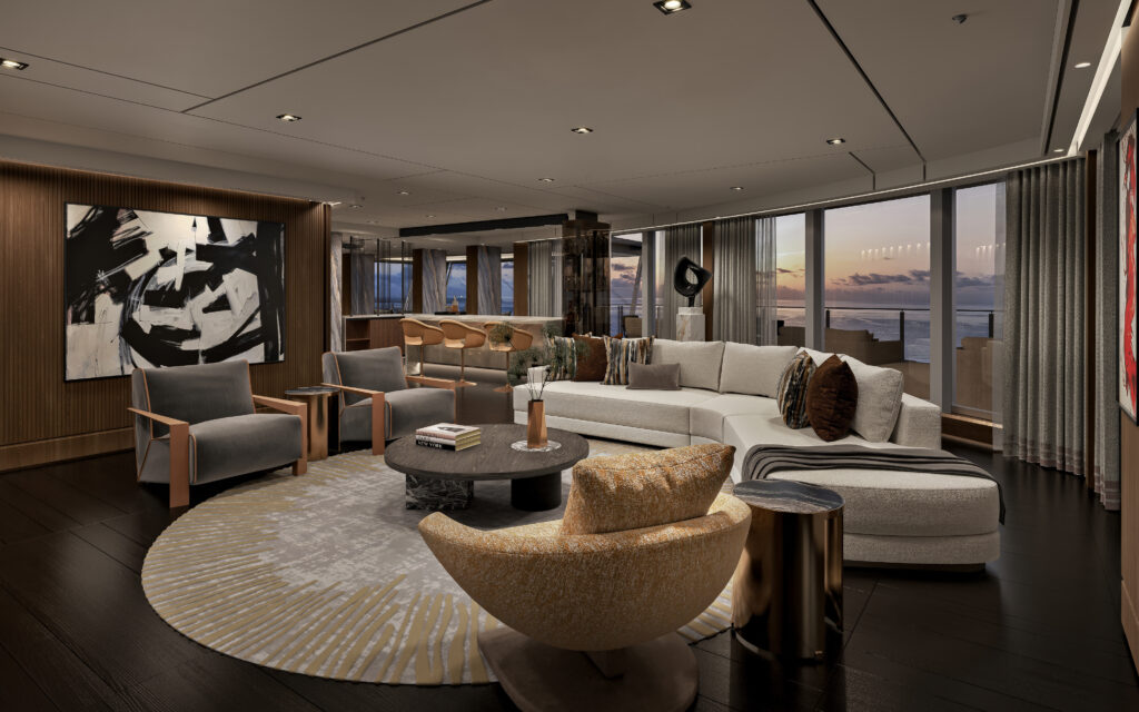 Skyview Regent Suite del Seven Seas Prestige de Regent Seven Seas Cruises