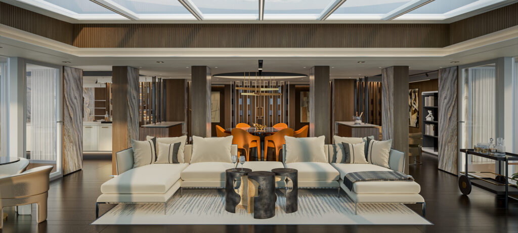 Skyview Regent Suite del Seven Seas Prestige de Regent Seven Seas Cruises